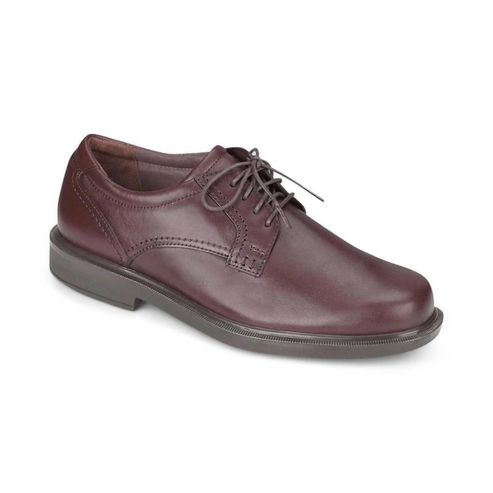 NEW SAS men's ambassador lace up oxford shoes - narrow width in brown